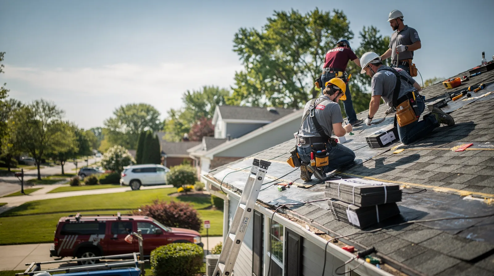 Roof Repair in Streamwood, IL around you